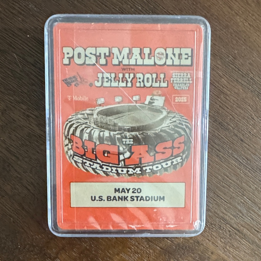 Post Malone Big Ass Stadium Tour Card